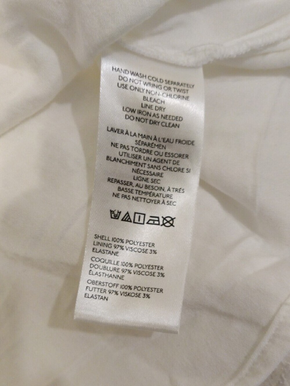 Anthropologie White Top with Subtle Red Stitch Detail - Picture 10 of 15